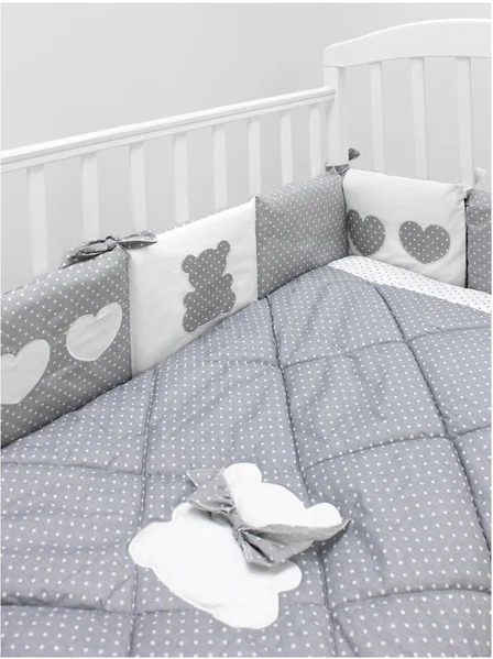 Комплект в кроватку "Мой любимый мишка", поплин