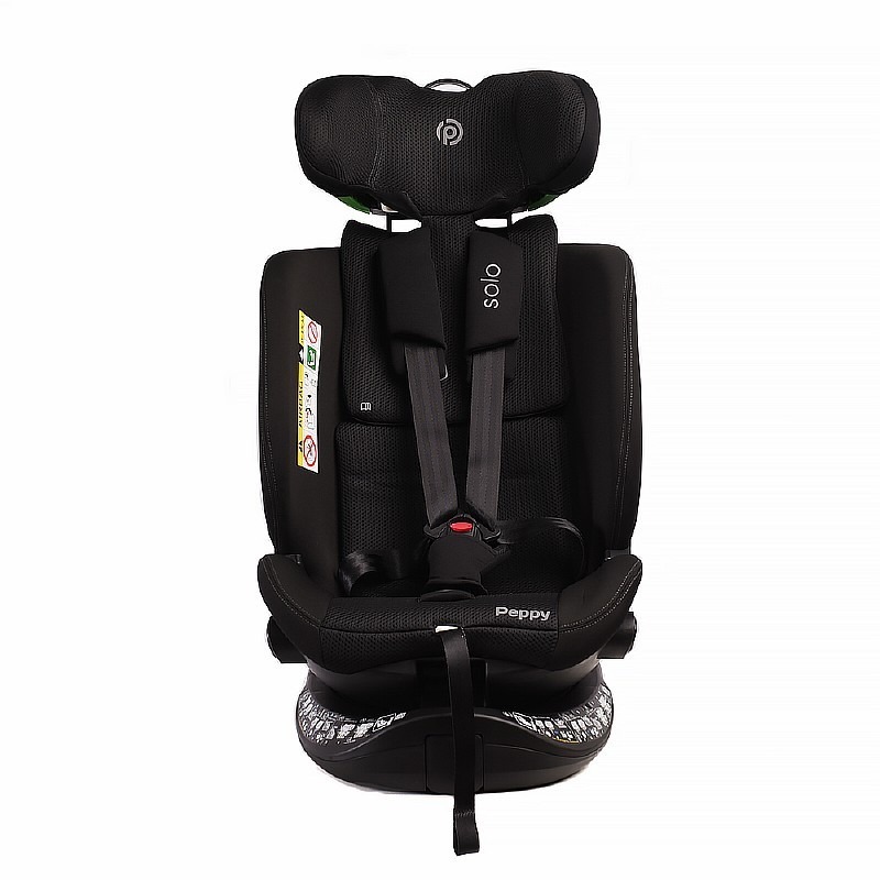 Автокресло Peppy Solo (0-36 кг), Black (Черный)