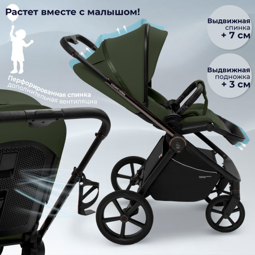 Прогулочная коляска SBL Elegante Therma Green