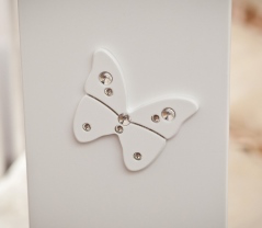 Декоративная накладка Бабочки со стразами