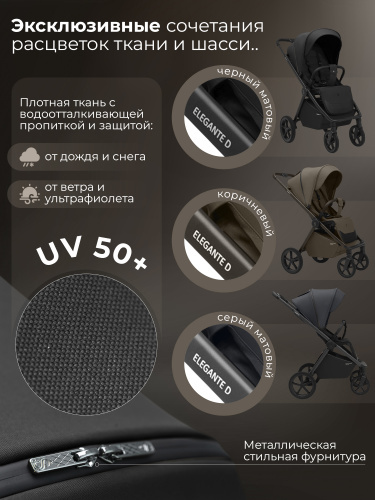 Прогулочная коляска SBL Elegante D Black