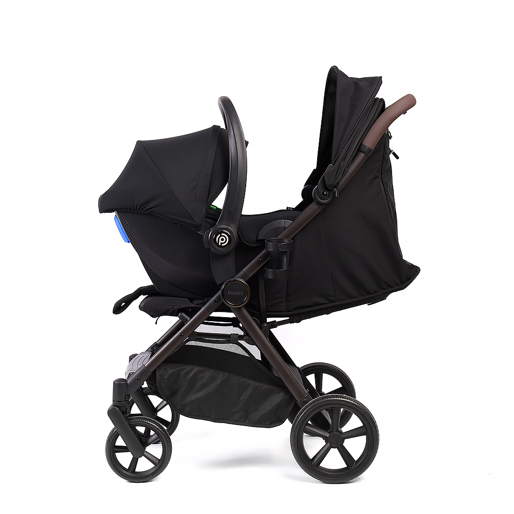 Коляска прогулочная Peppy Vigo, Black (Черный)