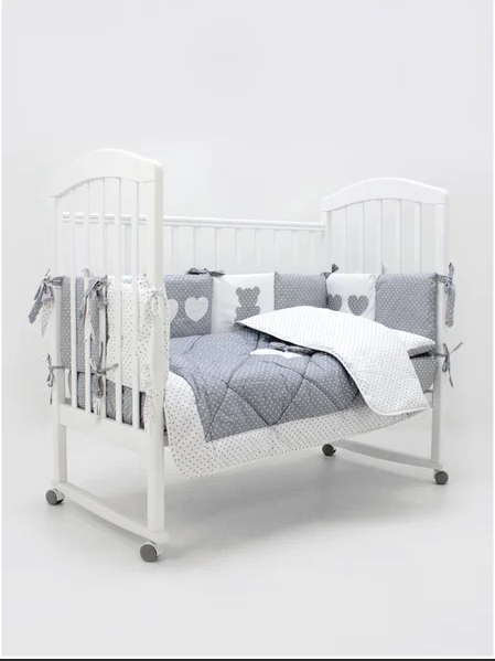 Комплект в кроватку "Мой любимый мишка", поплин