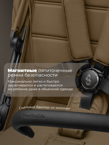 Прогулочная коляска SBL Elegante D Brown
