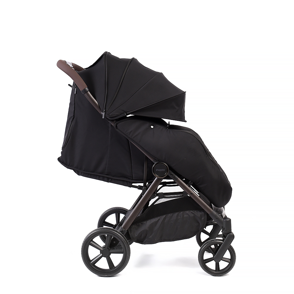 Коляска прогулочная Peppy Vigo, Black (Черный)