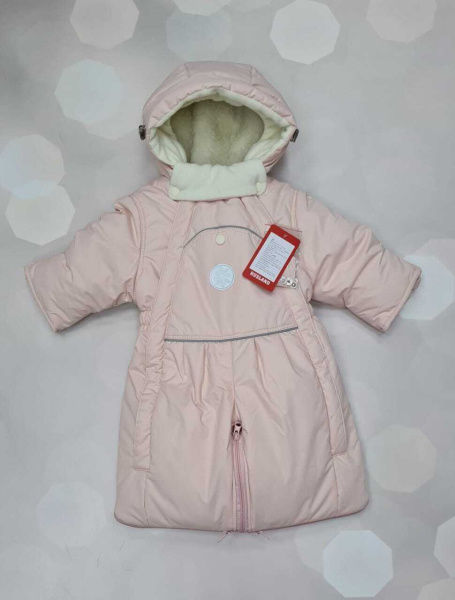 Комбинезон-трансформер Зимний, Жемчужный, 74
