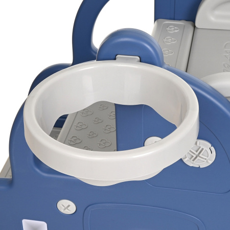 Горка Машинка с баскет.кольцом Blue/Синий, 160*70*65 см