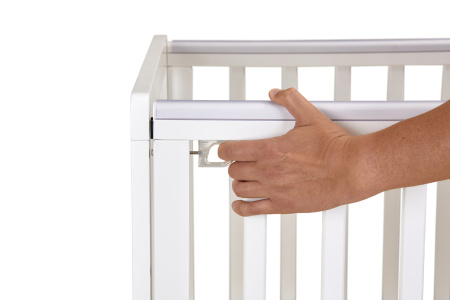 Кровать детская Polini kids Simple 341 с маятником, белый