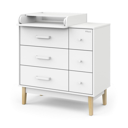 Комод с доводчиками Vintage ЛДСП Белый