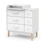 Комод с доводчиками Vintage ЛДСП Белый