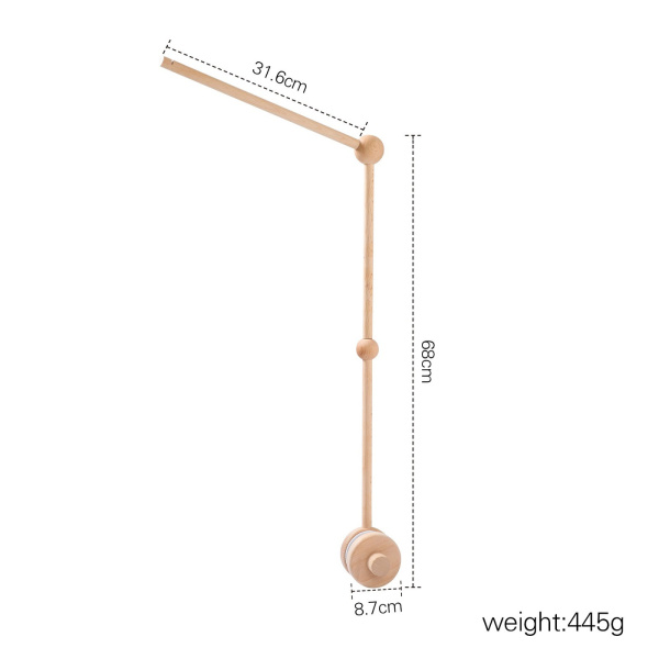 Держатель для мобиля деревянный, арт.002