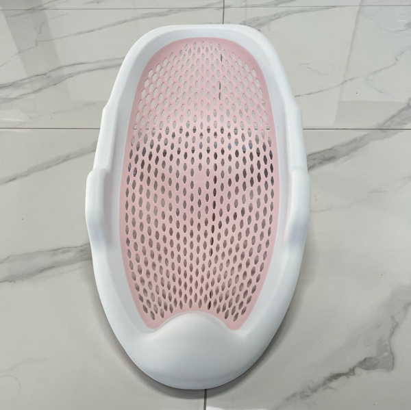 Горка для купания силиконовая. Розовая