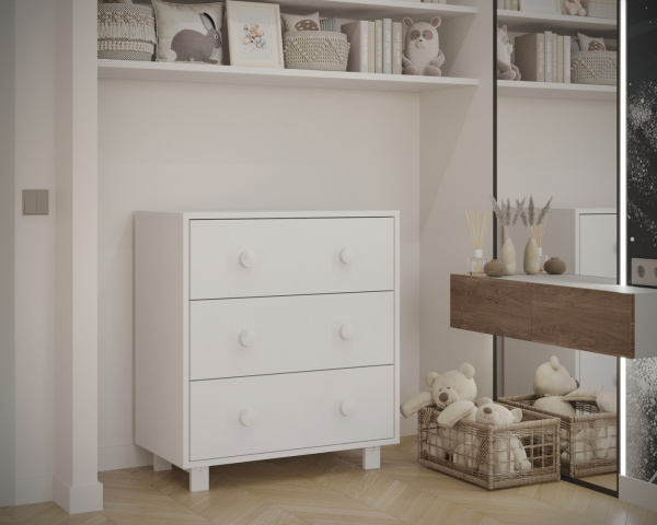 Комод Incanto Papi Lux Белый 80/3