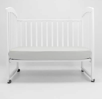 Простынь на резинке (60*120) серый