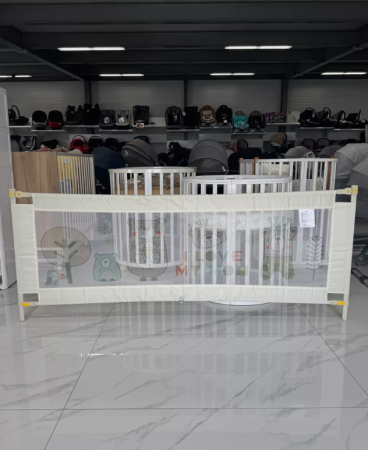 Бортик защитный для кровати, 200см Зверята Бежевый