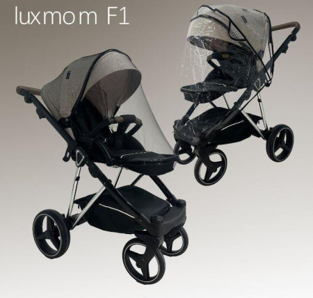 Коляска 2в1 Luxmom F1 Серый