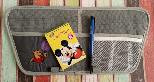 Органайзер на солнцезащитный козырек Серый