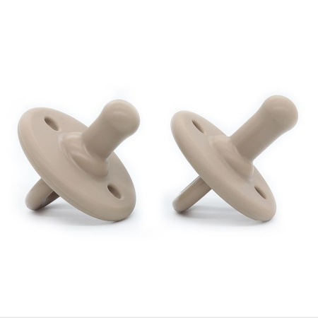 Соска-пустышка силиконовая, коричн