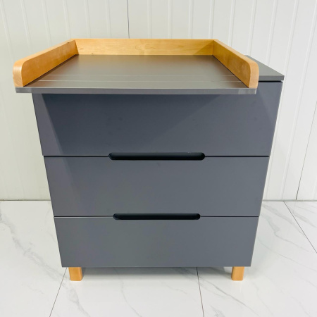 Комод Ecco Valory с доводчиками Moon Grey-Бук