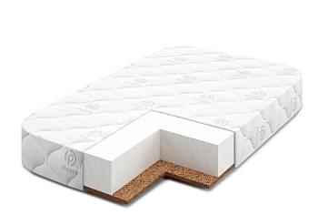 Матрас Premium Sleep 53 (140х70) чехол трикотаж,холлоф.,кокос с 1 стор.,выс.12 см