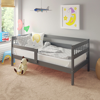 Кровать Подростковая Hanna New Графит 160*80