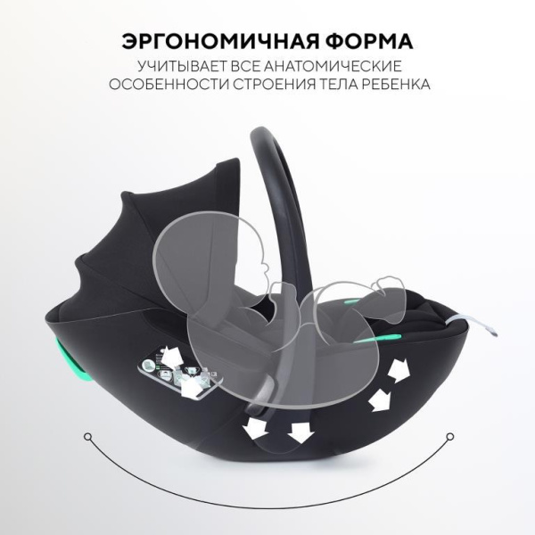 Автолюлька Rant Miro 0-13кг, цвет Black