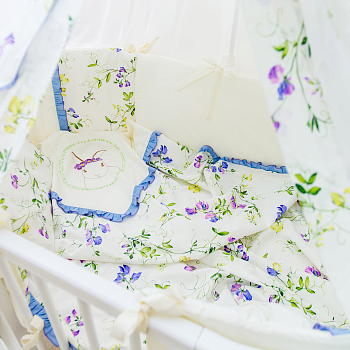 Комплект в кроватку 7пр. ФИАЛКА сиреневый