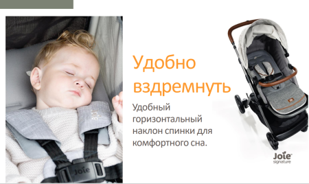 Коляска прогулочная Joie Aeria Oyster