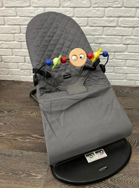 Шезлонг Luxmom для младенцев, серый