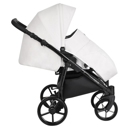 Коляска 3в1 Tutis Novo Кожа White (+Carrello Nova)