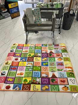 Коврик детский 180*150 см Алфавит/Алфавит 18204
