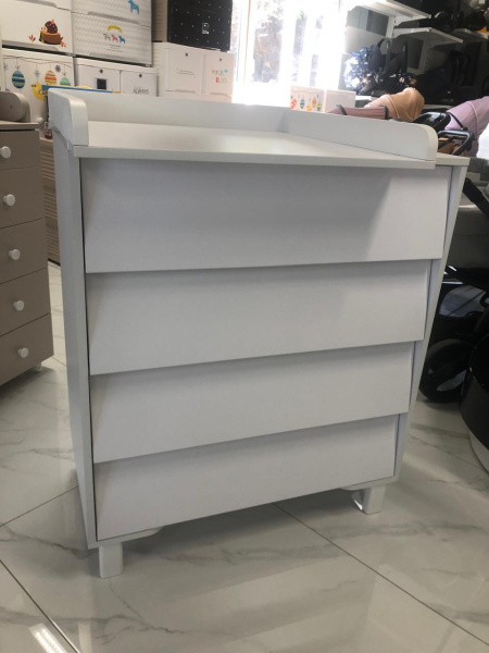 Комод Eva Белый 80*45*100 см