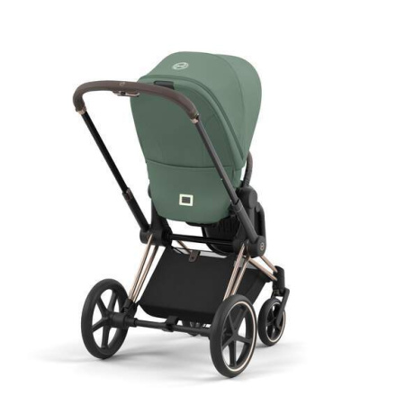 Коляска 2в1 Cybex Priam IV Rosegold цвет Leaf Green