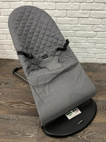 Шезлонг Luxmom для младенцев, серый