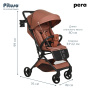 Коляска прогулочная Pituso Pera Coffee