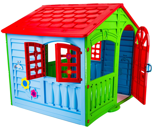 Игровой домик Palplay Красный/Голубой/Зеленый/Maayan,140*111*115h