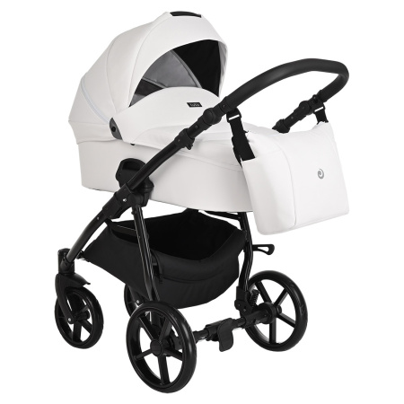 Коляска 3в1 Tutis Novo Кожа White (+Carrello Nova)