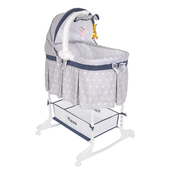 Колыбель Pituso Viana Stars Grey