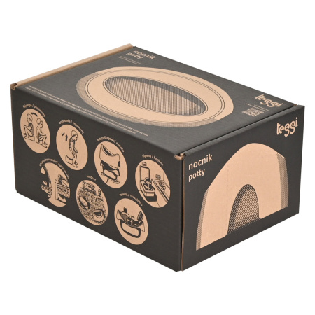 Горшок детский Teggi Белый/Розовый