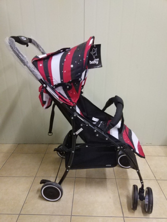 Коляска прогулочная GB X1 красный (с чехлом на ноги)