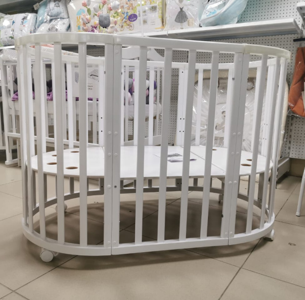 Кровать круг-овал Melissa Белая