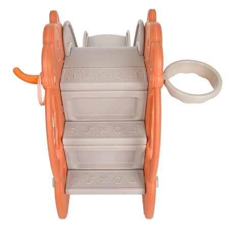 Горка Плутоша с баскет.кольцом Red/Красный, 153*72*75 см