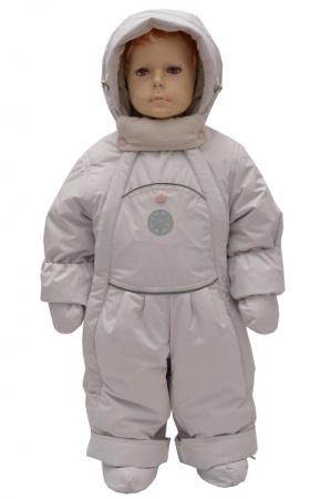 Комбинезон-трансформер Зимний, Жемчужный, 74