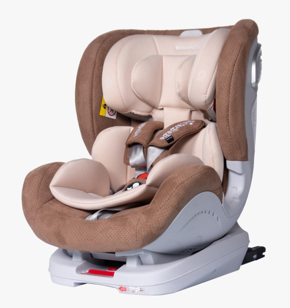 Автокресло 0-25 кг SisterBebe JM05 IsoFix Т.Бежевый Lux