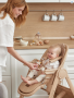 Стул для кормления Happy Baby BERNY LUX Cappuccino