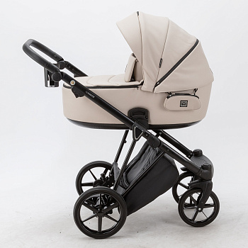 Коляска 2в1 Adamex Porto Deluxe Кожа Беж SA7