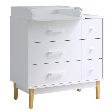 Комод с доводчиками Vintage ЛДСП Белый