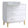 Комод с доводчиками Vintage ЛДСП Белый