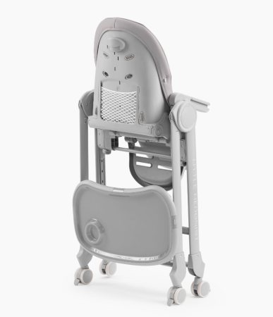 Стул для кормления Happy Baby BERNY LUX grey new