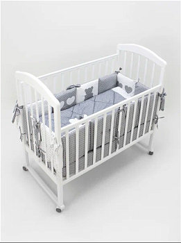 Комплект в кроватку "Мой любимый мишка", поплин